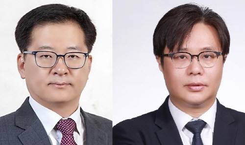 한국후지쯔 박형구 대표(왼쪽)와 최재일 대표 