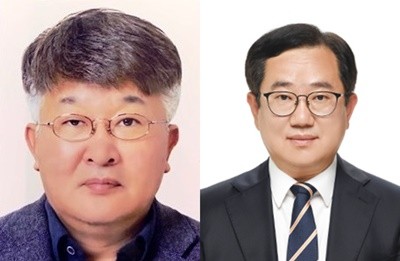 김상권 부사장(왼쪽)과 강정호 부사장 