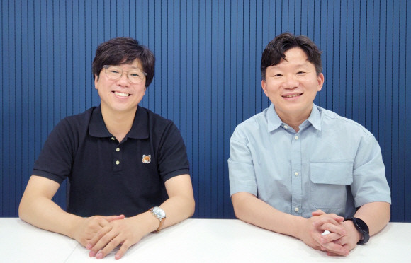 비마이프렌즈 이기영 CEO(오른쪽), 김준기 CTO. 