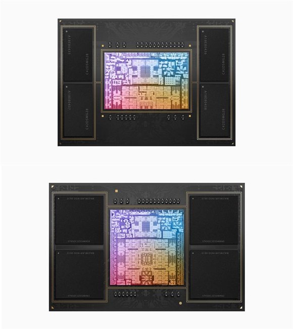 순서대로 M2프로, M2맥스 <출처=Apple> 