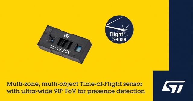 ST마이크로, 카메라급 시야각 ‘플라이트센스 멀티존 거리 센서’ 출시 [ⓒ ST마이크로일렉트로닉스]