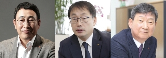 사진 왼쪽부터 유영상 SKT CEO, 구현모 KT 전 CEO, 황현식 LG유플러스 CEO [ⓒ 각 사]