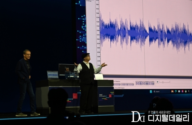 인텔이 온 디바이스 AI를 실 사용사례를 실시간으로 보여주고 있다