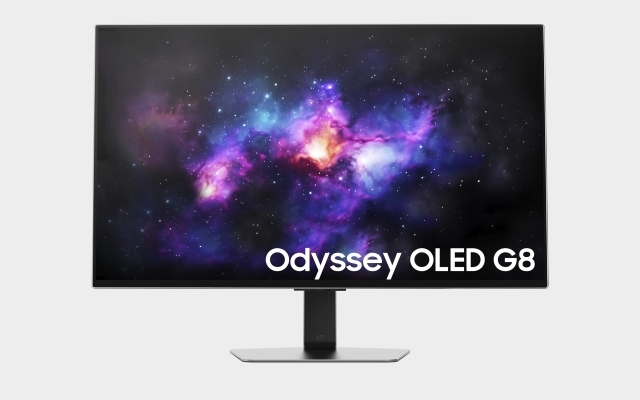 삼성전자가 게이밍 모니터 '오디세이 OLED' 신제품 3종 공개했다. 사진은 오디세이 OLED G8(G80SD). [ⓒ삼성전자]