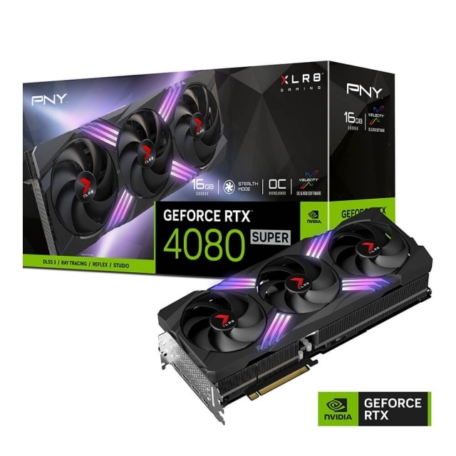 PNY GeForce RTX 4080 SUPER 16GB OC ARGB TF [사진=마이크로닉스]