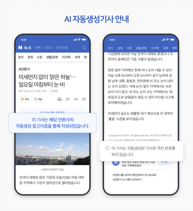 AI 활용 예시. [ⓒ 네이버]