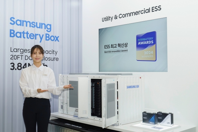 삼성SDI가 '인터배터리 2024'에서 선보인 SBB(Samsung Battery Box) [ⓒ삼성SDI]