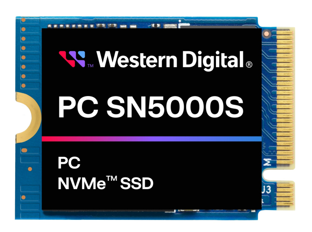 웨스턴디지털 PC SN5000S NVMe SSD M.2 2230 [사진=WD]