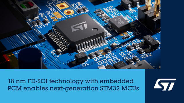 18nm FD-SOI for next-gen STM32 MCUs [사진=ST]