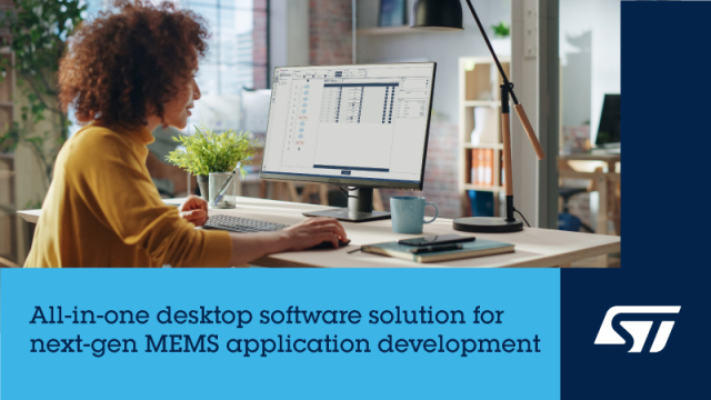 ST, 신규 올인원 MEMS 스튜디오 데스크톱 SW 솔루션
