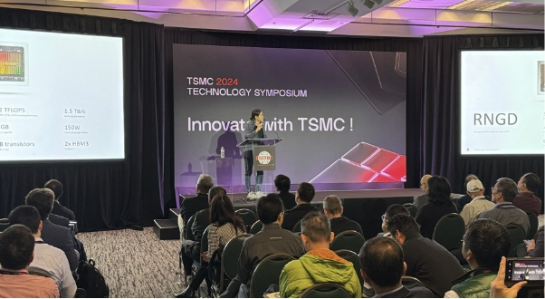 TSMC 북미 테크 심포지엄에서 발표하는 백준호 대표 [ⓒ퓨리오사AI]