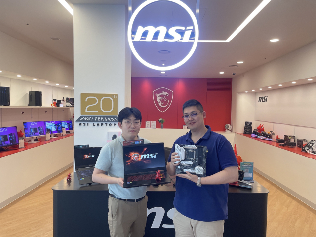 전자랜드 용산본점 MSI 쇼룸. [ⓒ전자랜드]