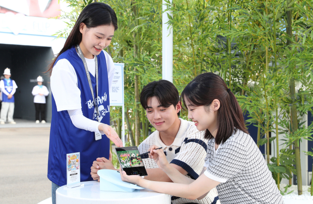 삼성전자, 바오패밀리와 함께하는 '갤럭시 Z 폴드6∙Z 플립6' 체험존 운영. [ⓒ삼성전자]