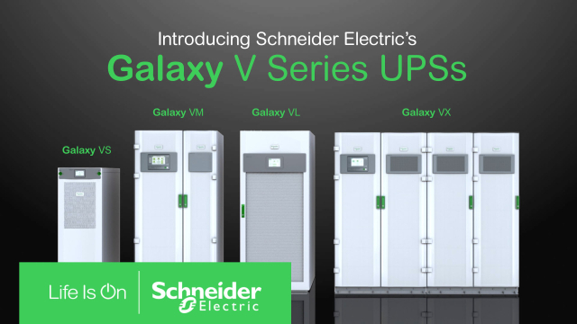 이컨버전 모드가 적용된 슈나이더 일렉트릭 ‘갤럭시 V 시리즈 UPS(Galaxy V-Series UPS)’. [ⓒ슈나이더 일렉트릭]