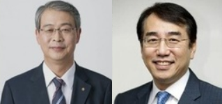 임종룡 우리금융 회장(왼쪽), 이석준 NH농협금융지주 회장. ⓒ각 사