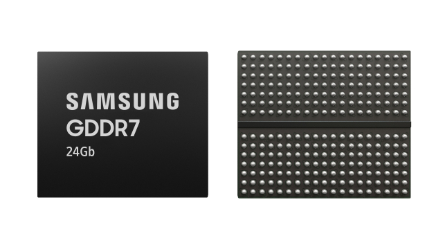 삼성전자가 개발한 12나노미터급 24Gb GDDR7 D램 [ⓒ삼성전자]