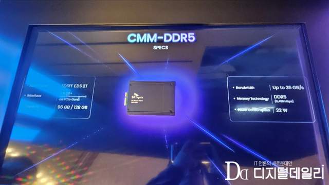 SK하이닉스의 SSD형 CXL 모듈 'CMM-DDR5'