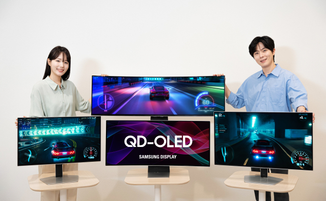 삼성디스플레이의 QD-OLED 모니터 제품군 [ⓒ삼성디스플레이]